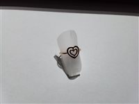 Anello Soprana Gioielleria Donna in Oro bianco CUORI 1,4 - CUORI 1,4
